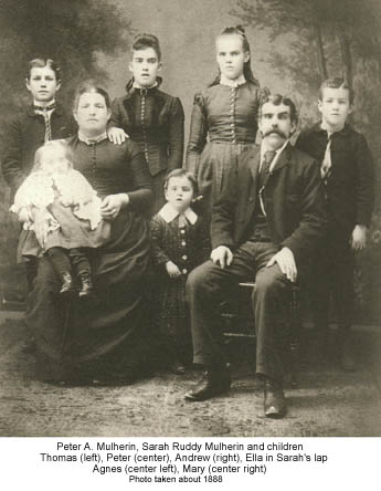 Peter Mulherin Family 1888